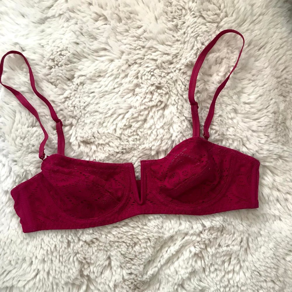 wired free people lace bandeau bralette